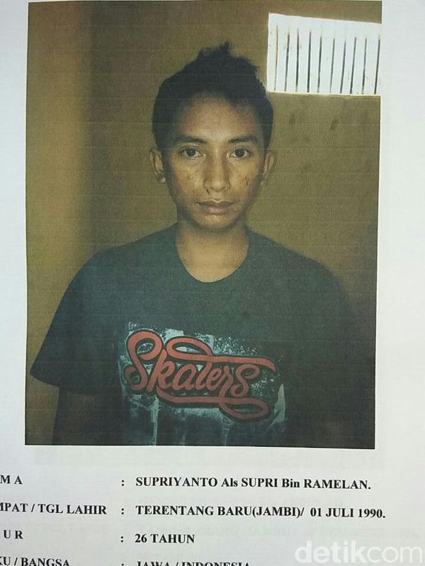 5 Tahanan Polsek Kemuning di Riau Kabur, Ini Wajah Mereka