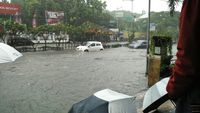 Hujan Deras, Jalan Pasteur Banjir bak Sungai