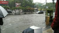 Hujan Deras, Jalan Pasteur Banjir bak Sungai