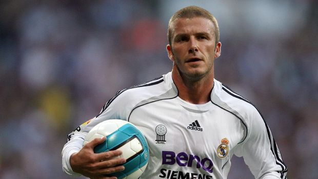 David Beckham menjadi satu di antara pesepak bola Inggris Raya yang sukses di Real Madrid.
