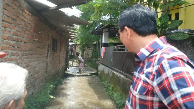 Ahok blusukan di Jagakarsa