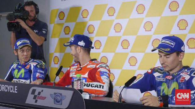 Tiga peraih podium MotoGP Malaysia musim lalu.