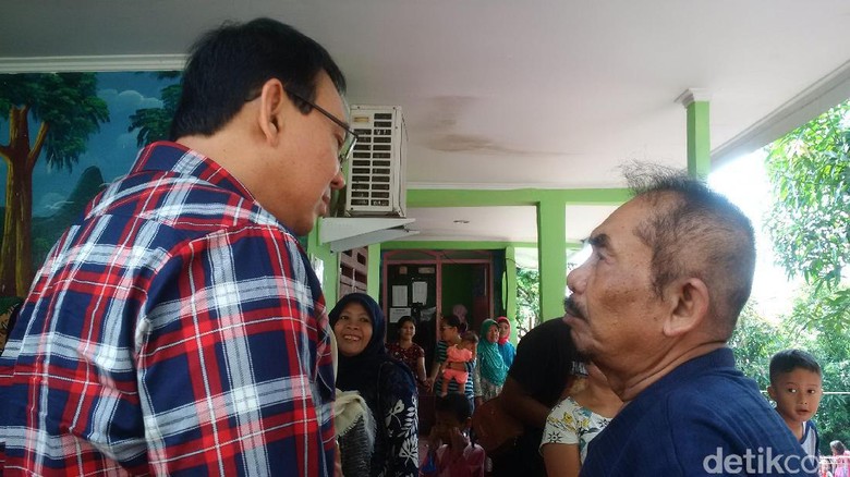 Ahok di Kebagusan, Kunjungi TK Hingga Diskusi Banjir