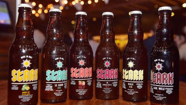 sebagai craft brewery, Stark menghadirkan aneka varian rasa buah yang unik