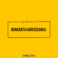 Tak Perlu ke Lapangan, Ayo Serukan #JakartaHarusDamai!