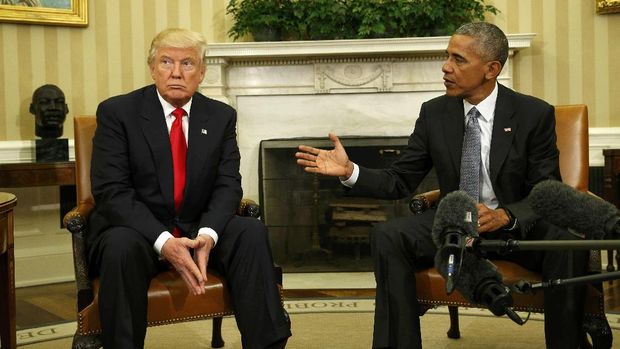 Presiden Obama dan Presiden Terpilih Donald Trump mendengar penjelasan kepala badan intelijen AS soal tuduhan Rusia memiliki informasi sensitif.