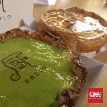 Pablo hadir dalam tiga rasa yaitu original, matcha, dan cokelat