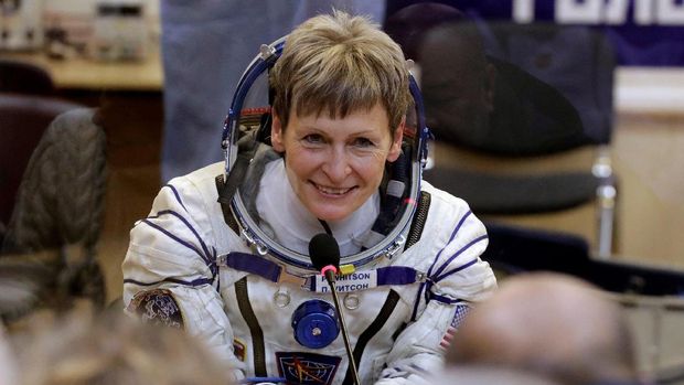Astronaut perempuan tertua NASA, Peggy Whitson.