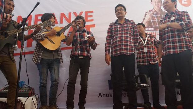 Dukung Ahok-Djarot, Komunitas Pengamen Ini Sumbang Lagu