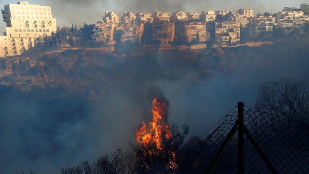 60 Ribu Warga Israel Dievakuasi Akibat Kebakaran Hutan yang Meluas