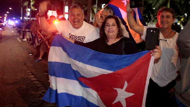 Miami Berpesta Sepeninggal Fidel Castro