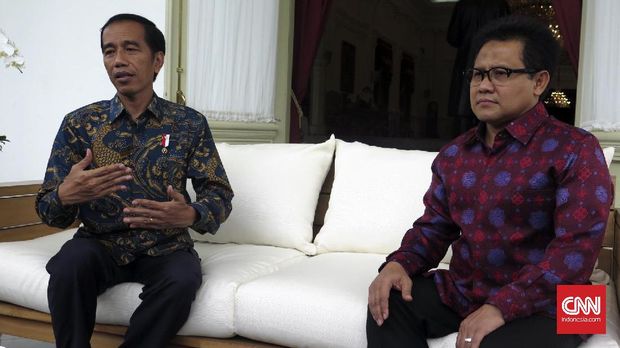 Ketua Umum PKB Muhaimin Iskandar bertemu Presiden Jokowi