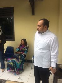 Foto Pemeriksaan Rachmawati dan Mulan yang Temani Ahmad Dhani di Mako Brimob