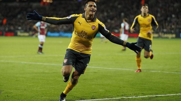 Arsenal membidik Pierre-Emerick Aubameyang untuk menggantikan Alexis Sanchez. (