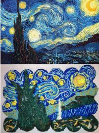 Mahasiswa Ini Membuat Kembali Lukisan Van Gogh dengan Kue