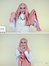 Tutorial Hijab Klasik untuk ke Kantor 