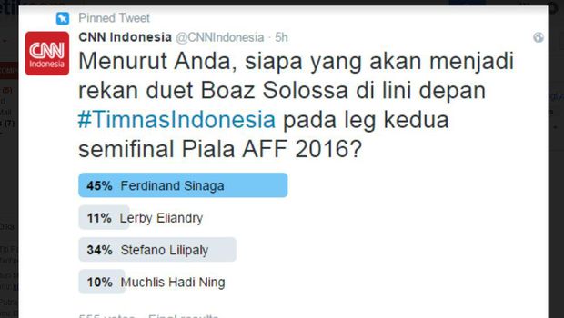 Ferdinand Sinaga Pilihan Utama untuk Temani Boaz Solossa