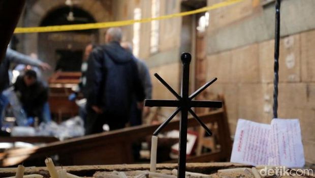 Ledakan Bom Guncang Gereja di Kairo, 25 Orang Tewas