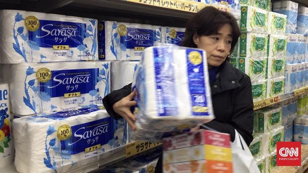 Untuk kertas tisu, Jepang mengurasai hanya 5 persen pasar di Jepang. (CNN Indonesia/Ike Agestu)