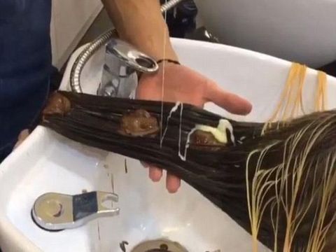 Saat Nutella dan Susu Kental Manis Dipakai untuk Warnai Rambut