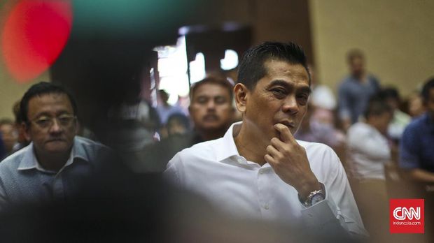 M Sanusi saat menunggu jalannya sidang pembacaan vonis di Pengadilan Tipikor, Jakarta, Kamis, 28 Desember 2016.