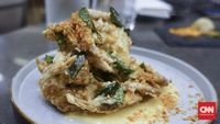 kepiting adalah salah satu sajian nikmat yang ada di Coriander Leaf