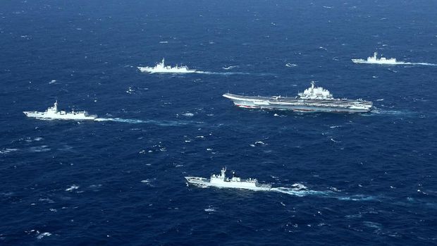 China kerap melakukan latihan militer di perairan sengketa ini