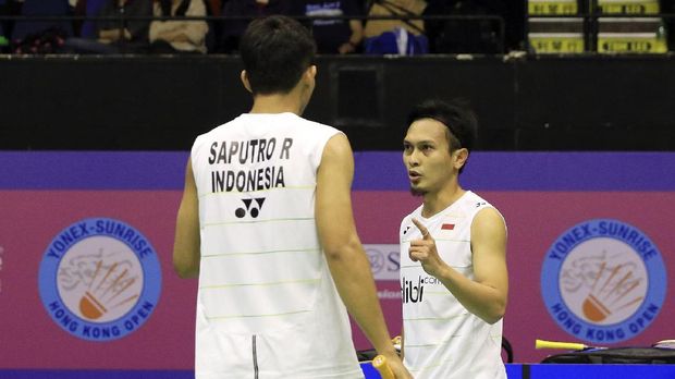 Mohammad Ahsan/Rian Agung Saputro tundukkan pasangan Denmark pada 16 besar China Open.