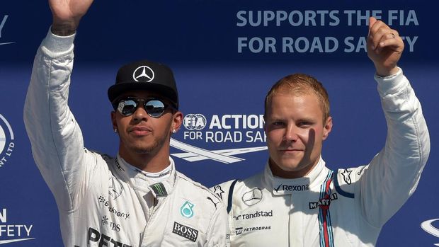 Pebalap Mercedes pastikan akan start dari posisi pertama dan kedua di GP Abu Dhabi.