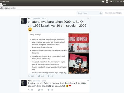 Saat Kasus Bendera Ditulisi Bacaan Arab TAUHID Buat Iwan 