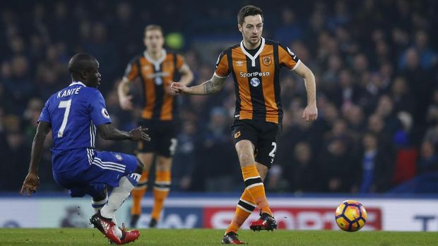 Ryan Mason berada di lapangan Stamford Bridge selama 21 menit.