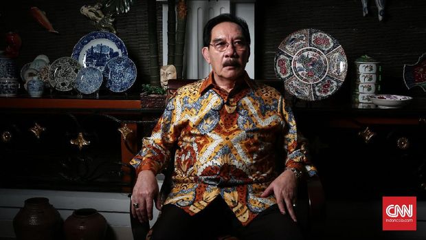 Antasari Azhar saat ditemui di kediamannya di Serpong Utara, Tangerang Selatan.