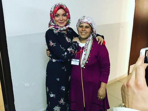 Lindsay Lohan Ucapkan Selamat Idul Fitri