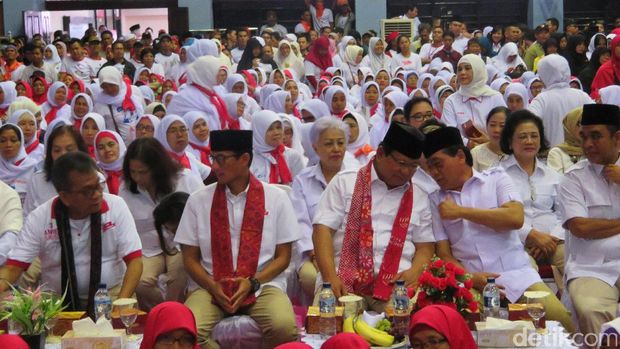 Prabowo hadiri kampanye Anies-Sandi di Jakarta Utara