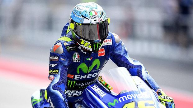 Valentino Rossi hanya berada di posisi ke-12 hasil keseluruhan tes di Australia.
