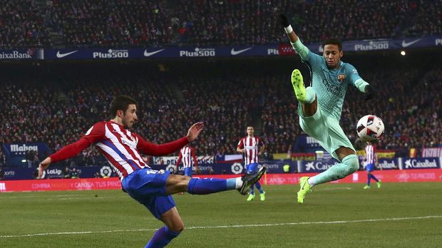 Neymar akan absen di leg kedua karena akumulasi kartu kuning.