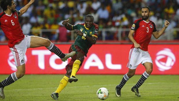 Vincent Aboubakar mencetak gol indah untuk membawa Kamerun juara Piala Afrika 2017.