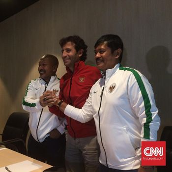 Indra Ingin Timnya Jadi Landasan Bagi Skuat Asuhan Luis Milla
