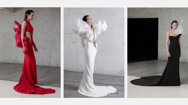 Koleksi Haute Couture Spring/Summer 2017 Rolland menjadi salah satu karyanya yang terbaik, mengawinkan kekuatan struktur, garis, dan potongan asimetris.