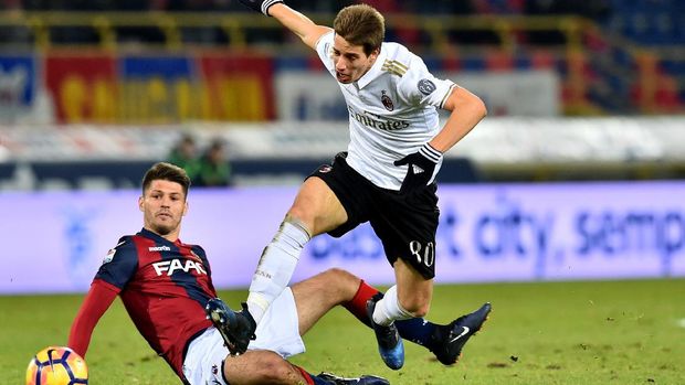 Mario Pasalic mencetak satu-satunya gol ke gawang Bologna pada laga pekan ke-23 Liga Italia Serie A.