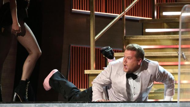 James Corden membuat panggung Grammy Awards menjadi kocak.