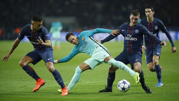 Barcelona mengalami kekalahan telak di markas PSG.
