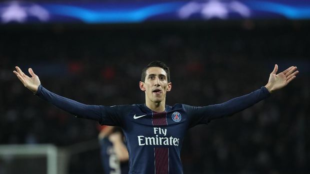 PSG meraih kemenangan atas Nantes lewat gol Angel Di Maria.
