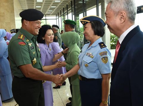 Panglima TNI Jenderal Gatot Nurmantyo lantik 37 pejabat tinggi TNI