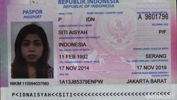 Biografi Profil Biodata Siti Aisyah Malaysia - Kim Jong-Nam Korea Utara