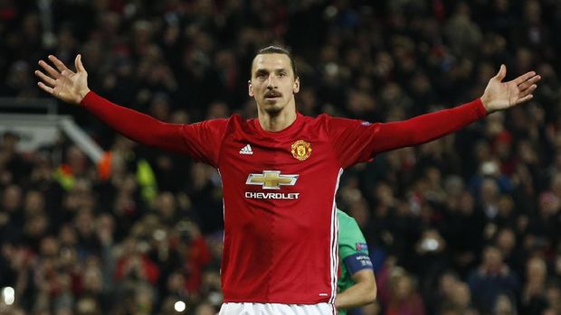 Zlatan Ibrahimovic selalu sial di Liga Champions.