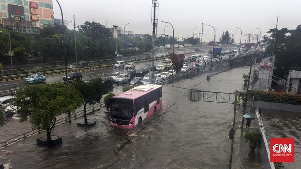 Ilustrasi banjir.