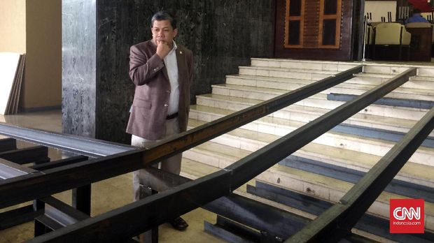 DPR Bersolek, Tangga Khusus Raja Salman Disiapkan