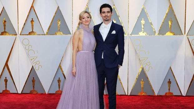 Damien Chazelle datang bersama kekasihnya ke Oscar 2017.