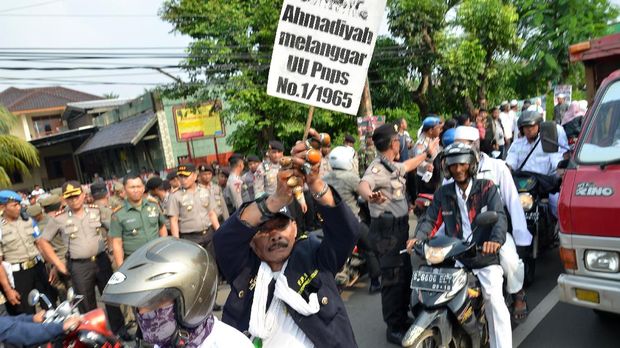 Salah satu kegiatan yang menolak kegiatan JAI.